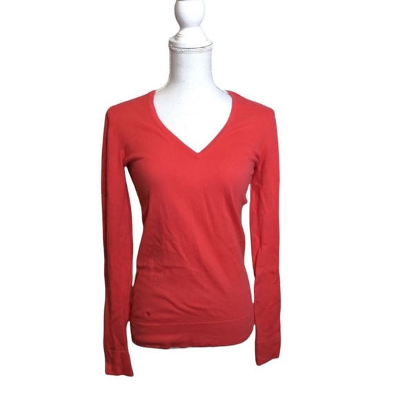 Lilly Pulitzer Pink Adelaide V-Neck Fitted Sweater - Picture 1 of 8